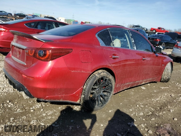 2017 Infiniti Q50 Red Sport 400 с VIN JN1FV7AP3HM850101, выставлен на аукционе Copart как лот 47192335 с пробегом Не указан миль и Списание • Salvage title. История ставок и продаж доступна на DreamBid. Изображение 3.