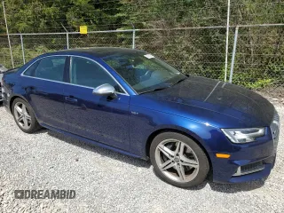 2018 Audi S4 Prestige with VIN WAUC4AF42JA013424, listed as a Copart auction lot 53519874 with 71,448 mi miles. Bid and sale history available at carsss.com. Image 4.