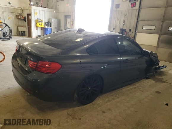 2015 BMW 4 Series 428i with VIN WBA3N3C51FK232219, listed as a Copart auction lot 81929124 with Not Provided miles and Salvage Title. Bid and sale history available at DreamBid. Image 3.