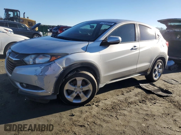 2016 Honda HR-V EX with VIN 3CZRU5H59GM708371, listed as a Copart auction lot 87648985 with 159,979 mi miles and Salvage Title. Bid and sale history available at carsss.com. Image 1.