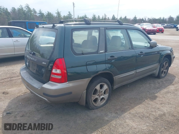 2003 Subaru Forester XS with VIN JF1SG65663H738935, listed as a IAAI auction lot 42119765 with 200,141 mi miles. Bid and sale history available at carsss.com. Image 4.