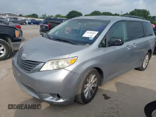 2011 Toyota Sienna XLE with VIN 5TDDK3DC0BS016250, listed as a IAAI auction lot 42156903 with 201,821 mi miles and . Bid and sale history available at DreamBid. Image 2.