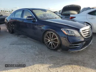 2020 Mercedes-Benz S-Class S 450 with VIN WDDUG6GB5LA508105, listed as a Copart auction lot 74982604 with 0 mi miles and Salvage Title. Bid and sale history available at carsss.com. Image 4.