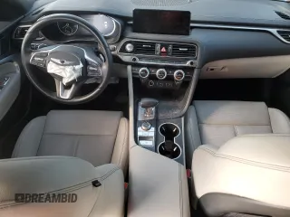 2022 Genesis G70 2.0T with VIN KMTG34TA6NU093254, listed as a Copart auction lot 85117374 with 43,699 mi miles and Non Repairable. Bid and sale history available at DreamBid. Image 8.