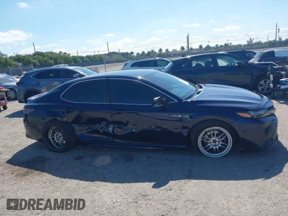 2022 Toyota Camry SE with VIN 4T1G11AK7NU637495, listed as a IAAI auction lot 41482491 with 48,433 mi miles and . Bid and sale history available at DreamBid. Image 13.