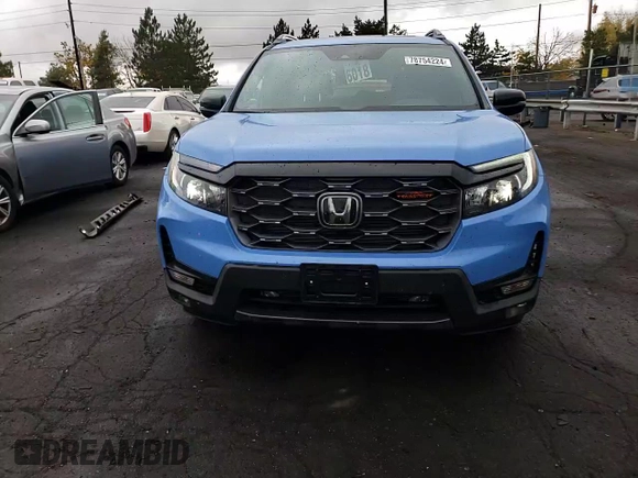 2024 Honda Passport TrailSport with VIN 5FNYF8H65RB013723, listed as a Copart auction lot 78754224 with 4,775 mi miles and Salvage title. Bid and sale history available at DreamBid. Image 11.