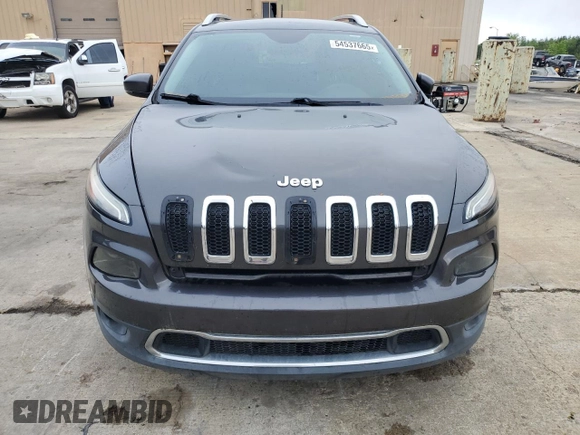 2016 Jeep Cherokee Limited with VIN 1C4PJLDB2GW158128, listed as a Copart auction lot 54537665 with 163,937 mi miles and Clean Title. Bid and sale history available at carsss.com. Image 5.