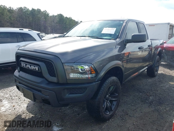 2021 Ram 1500 Classic Warlock with VIN 1C6RR7GT9MS578069, listed as a IAAI auction lot 41691277 with 61,996 mi miles. Bid and sale history available at carsss.com. Image 17.