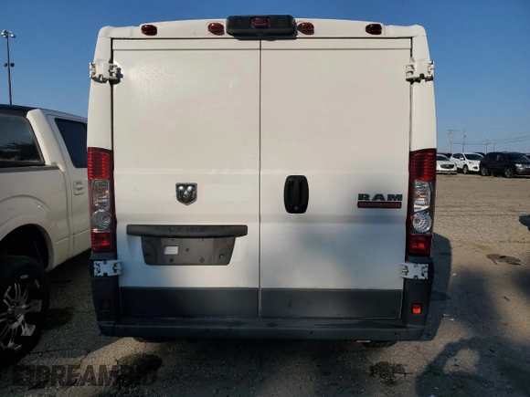 2018 Ram ProMaster Cargo with VIN 3C6TRVAG0JE154199, listed as a Copart auction lot 59683224 with 125,205 mi miles and Clean Title. Bid and sale history available at DreamBid. Image 6.
