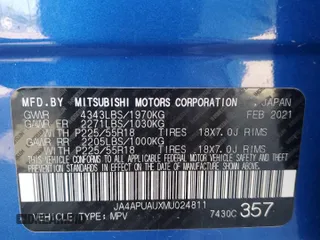 2021 Mitsubishi Outlander ES z VIN JA4APUAUXMU024811, wystawiony jako Copart lot #52904515 z przebiegiem 39 556 mil mil oraz Szkoda całkowita • Salvage title. Historia ofert i sprzedaży dostępna na DreamBid. Obrazek 13.