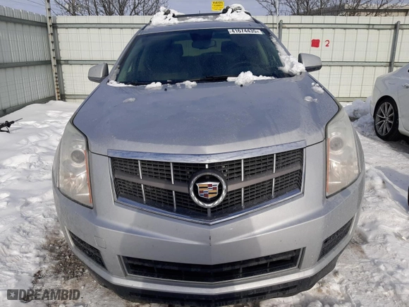 2012 Cadillac SRX with VIN 3GYFNGE37CS638485, listed as a Copart auction lot 41674435 with 0 mi miles and Salvage Title. Bid and sale history available at carsss.com. Image 5.