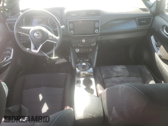 2022 Nissan LEAF SV Plus with VIN 1N4BZ1CV3NC561350, listed as a Copart auction lot 76419374 with 42,215 mi miles and Salvage Title. Bid and sale history available at DreamBid. Image 8.