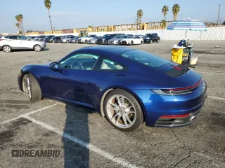 2022 Porsche 911 Carrera with VIN WP0AA2A99NS205256, listed as a Copart auction lot 43082515 with 21,682 mi miles and Salvage Title. Bid and sale history available at carsss.com. Image 2.