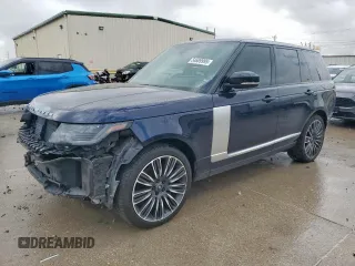 2021 Land Rover Range Rover P525 Westminster with VIN SALGS2SE2MA421028, listed as a Copart auction lot 54609995 with 51,895 mi miles and Salvage title. Bid and sale history available at DreamBid. Image 1.