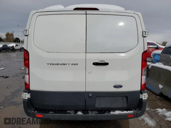 2018 Ford Transit with VIN 1FTYR1YMXJKA92567, listed as a Copart auction lot 76493664 with 83,397 mi miles and Salvage title. Bid and sale history available at DreamBid. Image 6.
