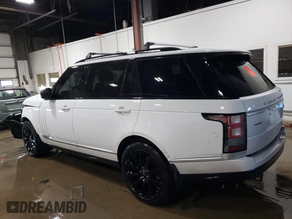 2014 Land Rover Range Rover Supercharged z VIN SALGS3TF3EA177856, wystawiony jako Copart lot #43134745 z przebiegiem 98 928 mil mil oraz Szkoda całkowita • Salvage title. Historia ofert i sprzedaży dostępna na DreamBid. Obrazek 2.