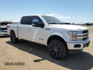 2018 Ford F-150 XL with VIN 1FTFW1E18JFC54246, listed as a Copart auction lot 60468305 with 89,814 mi miles and Salvage title. Bid and sale history available at DreamBid. Image 4.
