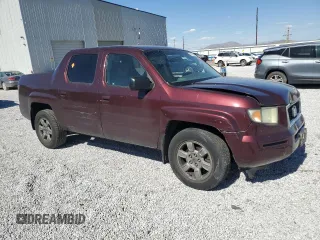2007 Honda Ridgeline RTX with VIN 2HJYK16357H532933, listed as a Copart auction lot 73053444 with 0 mi miles and Salvage Title. Bid and sale history available at carsss.com. Image 4.