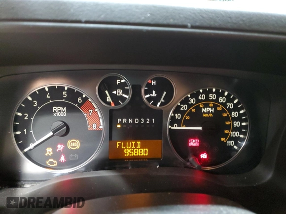 2007 Hummer H3 SUV with VIN 5GTDN13E478149936, listed as a Copart auction lot 85971444 with 95,880 mi miles and Salvage Title. Bid and sale history available at DreamBid. Image 9.