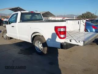 2023 Ford F-150 XL with VIN 1FTMF1C50PKF47393, listed as a IAAI auction lot 41337590 with 43,708 mi miles and . Bid and sale history available at carsss.com. Image 3.