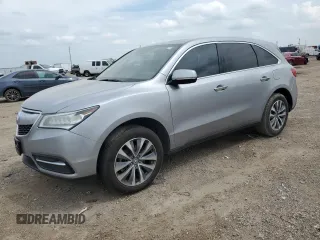2016 Acura MDX w/Tech with VIN 5FRYD3H45GB007259, listed as a Copart auction lot 50405515 with 153,830 mi miles and Salvage Title. Bid and sale history available at carsss.com. Image 1.
