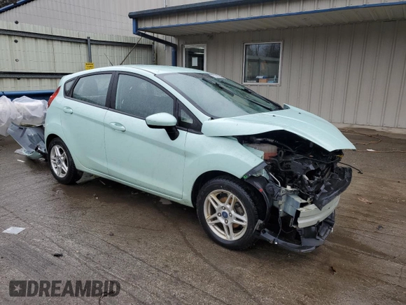 2019 Ford Fiesta SE with VIN 3FADP4EJ3KM154388, listed as a Copart auction lot 53260375 with 45,126 mi miles and Salvage Title. Bid and sale history available at DreamBid. Image 4.