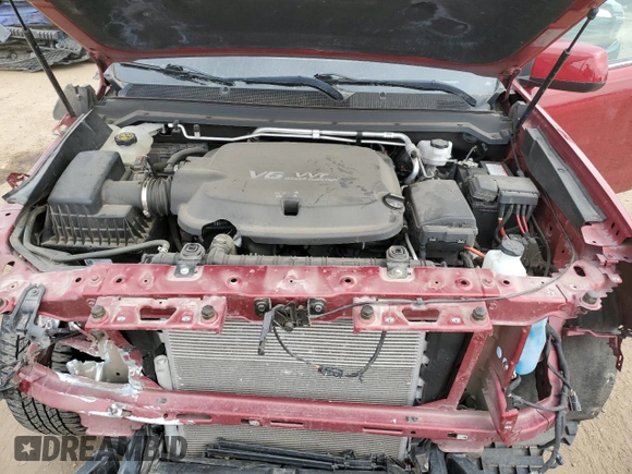 2019 GMC Canyon 4WD SLE with VIN 1GTG6CEN7K1291886, listed as a Copart auction lot 48686655 with 61,979 mi miles and Salvage Title. Bid and sale history available at carsss.com. Image 11.
