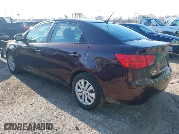 2011 Kia Forte EX with VIN KNAFU4A29B5361400, listed as a IAAI auction lot 41951264 with 131,177 mi miles. Bid and sale history available at carsss.com. Image 3.