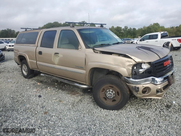 2004 GMC Sierra 2500 Crew Cab SLE with VIN 1GTGK23U54F191730, listed as a Copart auction lot 72971434 with NaN miles and Salvage Title. Bid and sale history available at carsss.com. Image 4.
