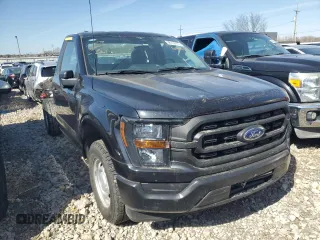 2023 Ford F-150 XL with VIN 1FTMF1CB8PKG03912, listed as a Copart auction lot 88153475 with 16,277 mi miles and Salvage Title. Bid and sale history available at carsss.com. Image 4.