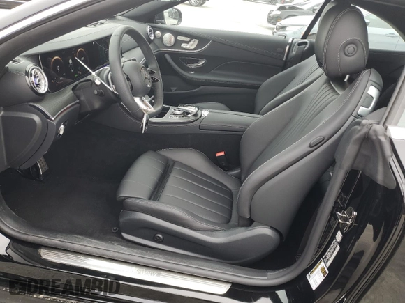 2023 Mercedes-Benz E-Class E 450 with VIN W1K1K5JB7PF207672, listed as a Copart auction lot 47385654 with 735 mi miles and Salvage Title. Bid and sale history available at carsss.com. Image 7.