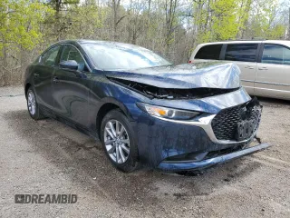 2021 Mazda 3 Preferred with VIN JM1BPBCL4M1338605, listed as a Copart auction lot 55595605 with Not Provided miles and Salvage Title. Bid and sale history available at DreamBid. Image 4.