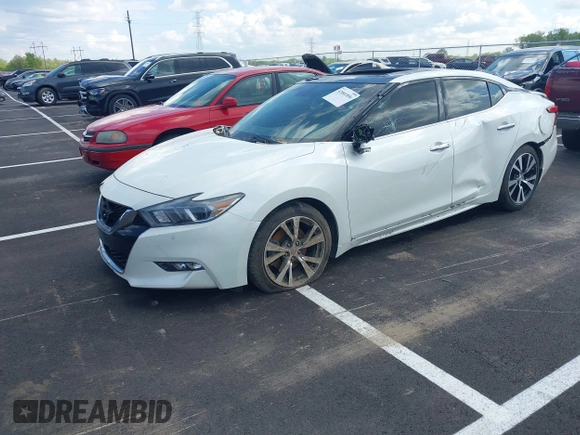 2018 Nissan Maxima S with VIN 1N4AA6AP7JC375048, listed as a IAAI auction lot 42001856 with 109,284 mi miles and . Bid and sale history available at DreamBid. Image 17.
