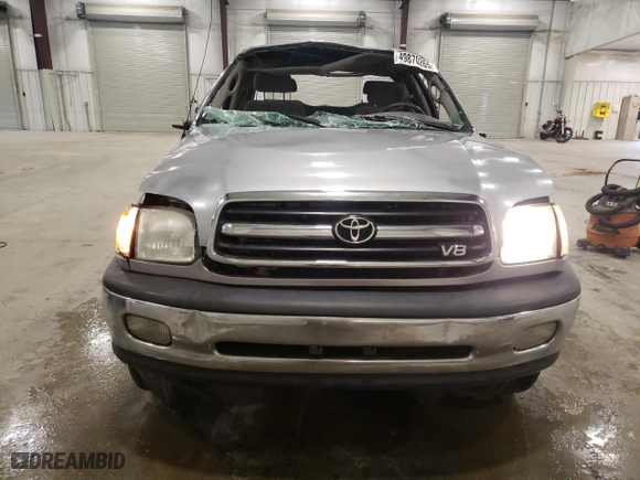 2002 Toyota Tundra SR5 with VIN 5TBBT44142S282467, listed as a Copart auction lot 49870265 with 152,518 mi miles and Salvage Title. Bid and sale history available at carsss.com. Image 5.
