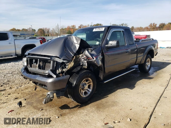 2011 Ford Ranger XLT with VIN 1FTKR4EE7BPA22873, listed as a Copart auction lot 76129624 with 59,771 mi miles and Salvage Title. Bid and sale history available at carsss.com. Image 1.