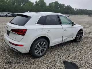 2021 Audi Q5 Premium Plus with VIN WA1BAAFY1M2017872, listed as a Copart auction lot 59964725 with 58,694 mi miles and Salvage title. Bid and sale history available at DreamBid. Image 3.