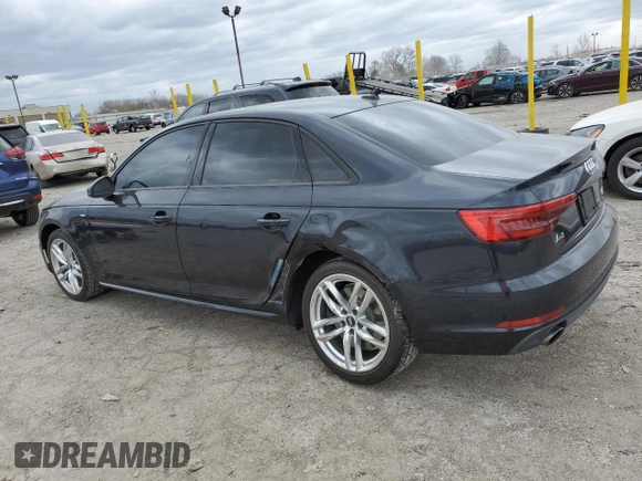 2017 Audi A4 Premium with VIN WAUDNAF47HN039800, listed as a Copart auction lot 53024345 with 89,826 mi miles and Clean title. Bid and sale history available at DreamBid. Image 2.