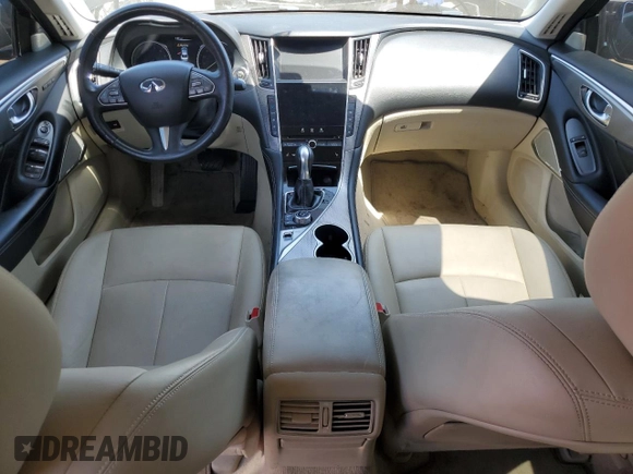 2017 Infiniti Q50 Signature Edition with VIN JN1EV7AP2HM731032, listed as a Copart auction lot 51240595 with 68,802 mi miles and Salvage Title. Bid and sale history available at DreamBid. Image 8.