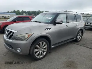 2012 Infiniti QX56 8-passenger with VIN JN8AZ2NC2C9317632, listed as a Copart auction lot 65179675 with 166,857 mi miles and Clean title. Bid and sale history available at DreamBid. Image 1.