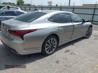 2021 Lexus LS 500 with VIN JTHD51FFXM5015102, listed as a IAAI auction lot 42504243 with 46,782 mi miles and . Bid and sale history available at DreamBid. Image 4.