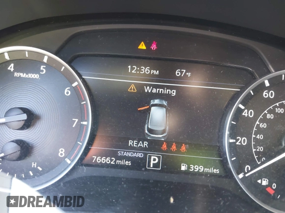 2020 Infiniti QX50 Essential with VIN 3PCAJ5M1XLF101179, listed as a IAAI auction lot 41761070 with 76,662 mi miles and . Bid and sale history available at DreamBid. Image 15.