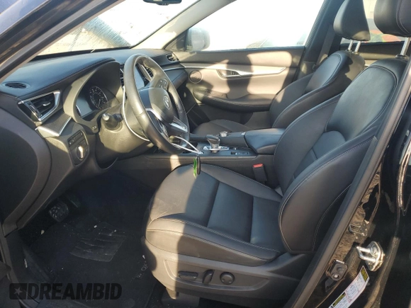 2022 Infiniti QX50 Pure with VIN 3PCAJ5AB2NF117098, listed as a Copart auction lot 83414574 with 30,779 mi miles and Salvage title. Bid and sale history available at DreamBid. Image 7.