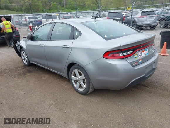 2015 Dodge Dart SXT with VIN 1C3CDFBB3FD315187, listed as a IAAI auction lot 42164138 with 170,165 mi miles. Bid and sale history available at carsss.com. Image 3.