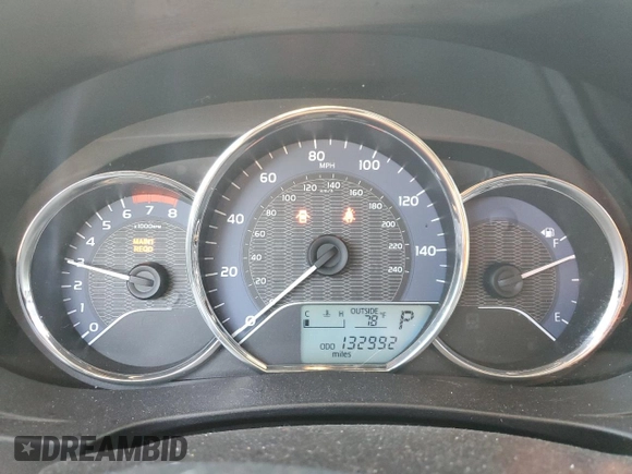 2016 Toyota Corolla L z VIN 2T1BURHE5GC615130, wystawiony jako Copart lot #54111035 z przebiegiem 132 992 mil mil oraz Szkoda całkowita • Salvage title. Historia ofert i sprzedaży dostępna na DreamBid. Obrazek 9.