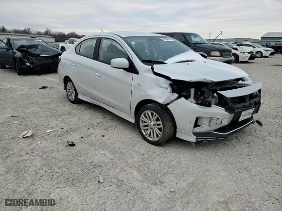 2021 Mitsubishi Mirage G4 ES with VIN ML32FUFJ2MHF04822, listed as a Copart auction lot 82906374 with 42,437 mi miles and Salvage Title. Bid and sale history available at carsss.com. Image 11.
