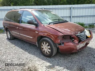 2007 Chrysler Town & Country LWB Touring with VIN 2A4GP54L07R152415, listed as a Copart auction lot 78543154 with 131,357 mi miles and Non Repairable. Bid and sale history available at carsss.com. Image 4.
