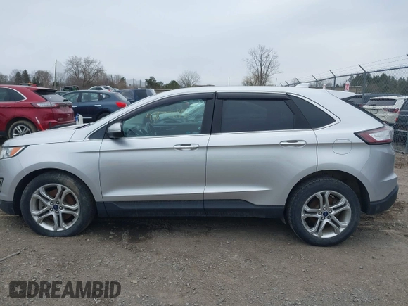2018 Ford Edge Titanium with VIN 2FMPK4K87JBB55711, listed as a IAAI auction lot 41877010 with 123,391 mi miles. Bid and sale history available at carsss.com. Image 14.