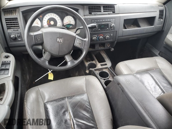 2008 Dodge Dakota SXT with VIN 1D7HE38K18S541785, listed as a Copart auction lot 89347225 with 139,435 mi miles and Salvage Title. Bid and sale history available at DreamBid. Image 8.