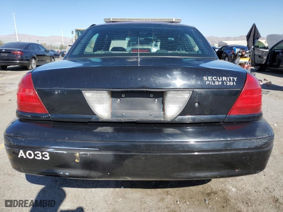 2008 Ford Police Interceptor with VIN 2FAHP71V18X129353, listed as a Copart auction lot 44804505 with 100,235 mi miles and Salvage Title. Bid and sale history available at carsss.com. Image 6.