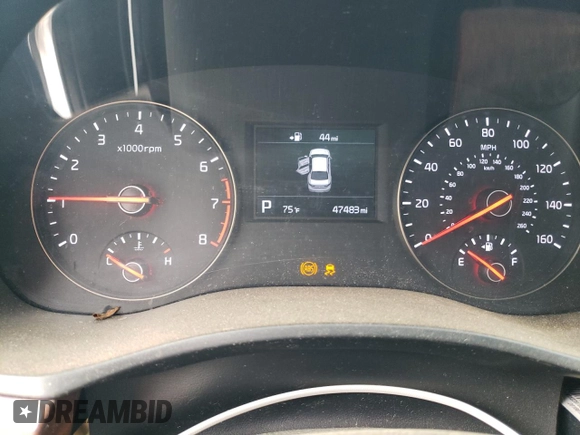 2018 Kia Cadenza Premium with VIN KNALC4J18J5123856, listed as a Copart auction lot 69343954 with 47,483 mi miles and . Bid and sale history available at DreamBid. Image 9.